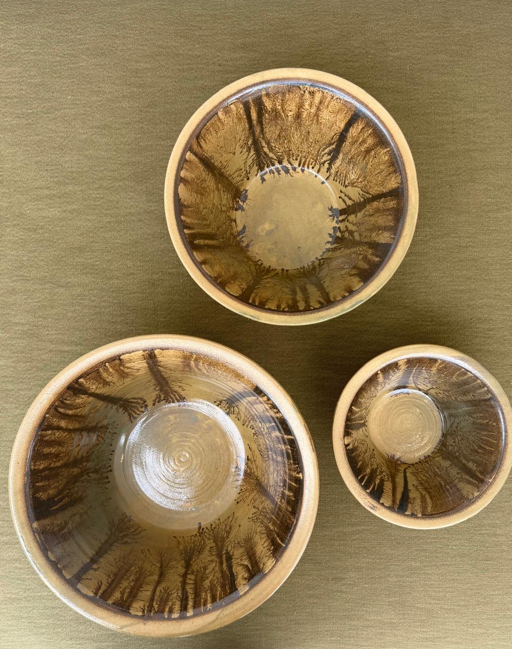 Manganese Glaze Clay Bowl - Image 4