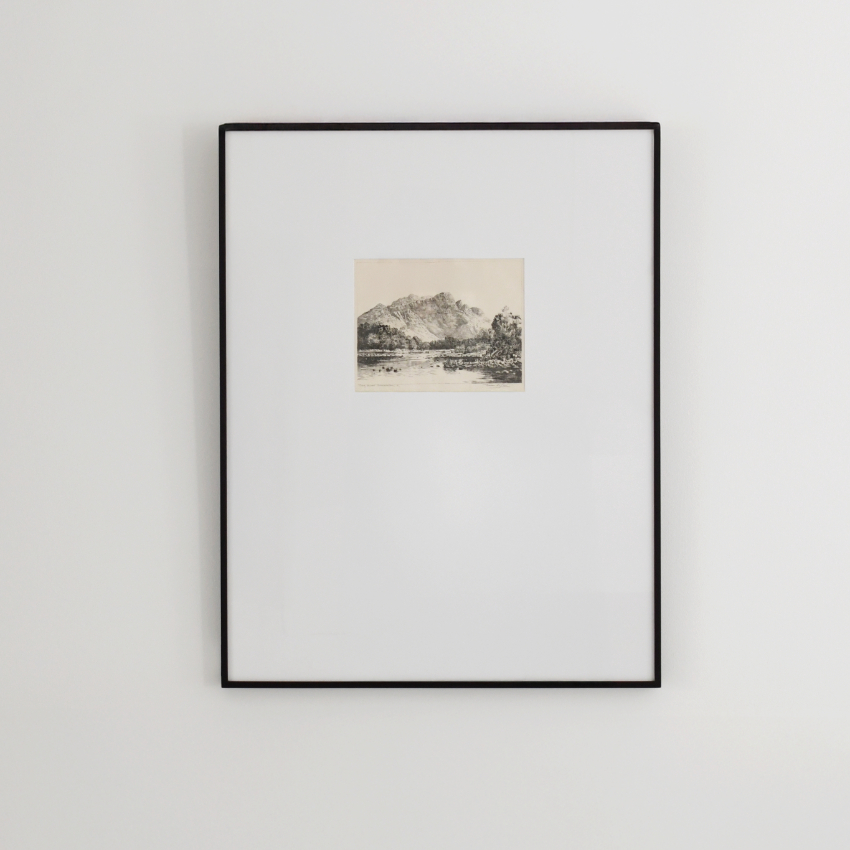 Etching - By Thinus De Jongh "Berg River"