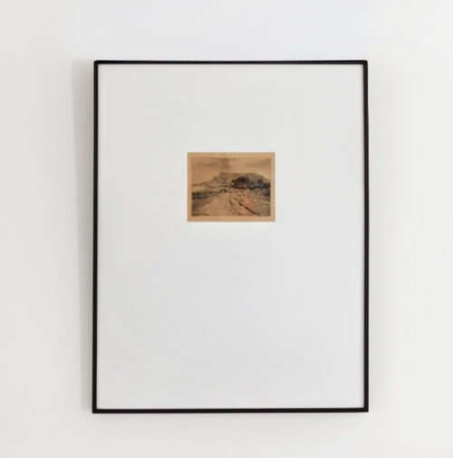 Etching – By HM Pemberton “Table Mountain”