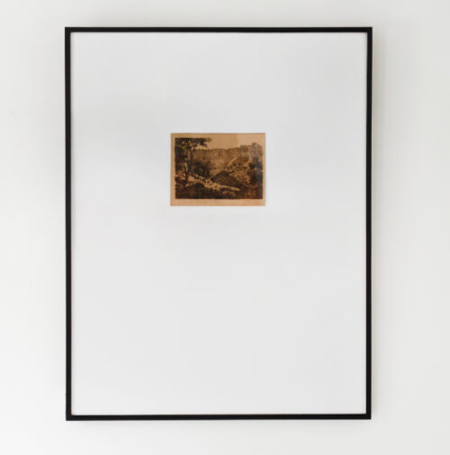 Etching – By Thinus De Jongh “Mont aux Sources, Natal”